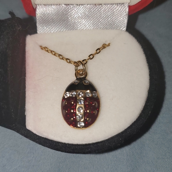 Lady Bug Necklace - Picture 3 of 3